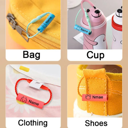 Custom Kids Cartoon Name Lanyard