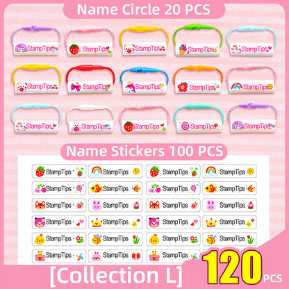 Custom Kids Colorful Cartoon Name Lanyard