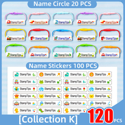 Custom Kids Colorful Cartoon Name Lanyard