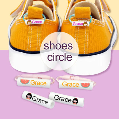 Custom Kids Colorful Cartoon Name Lanyard