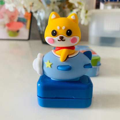 Cartoon Dolls Kids Name Stamp
